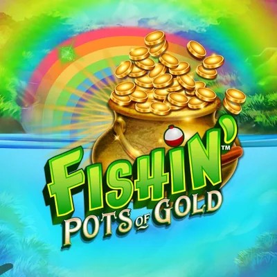 Fishin Pots Of Gold logo – Slots by Gameburger Studios at Spinfin Casino