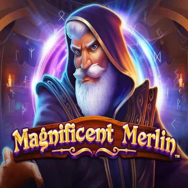 Magnificent Merlin logo by Greentube Spinfin Casino
