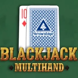 Multihand Blackjack online game logo by Pragmatic Play on spinfinn.co.uk