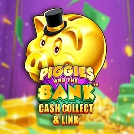 Piggies And The Bank Cash Collect &amp; Link online game logo by Origins on spinfinn.co.uk