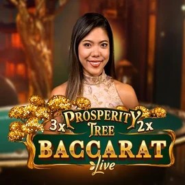 Prosperity Tree Baccarat online game logo by Evolution on spinfinn.co.uk
