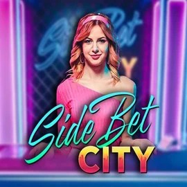 Side Bet City by Evolution, showcased at spinfinn.co.uk – game logo